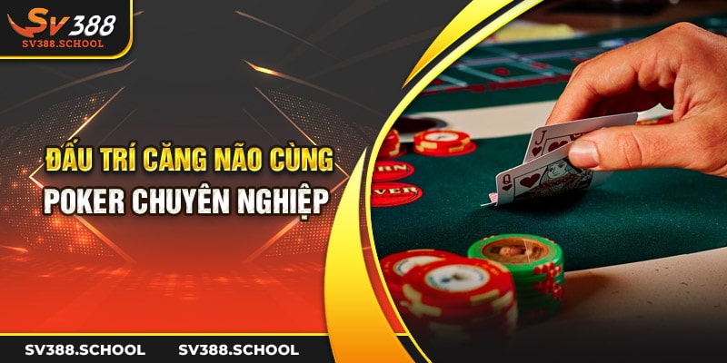 Đấu trí căng não cùng Poker chuyên nghiệp